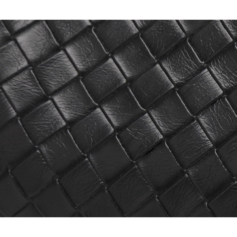 Women’s Bz Black Cute Hobo Tote Handbag Mini Clutch Purse with Zipper Closure - Picture 6 of 6